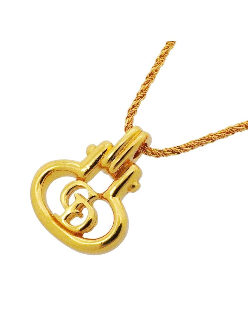 Dior Necklace CD Logo Gold Plated